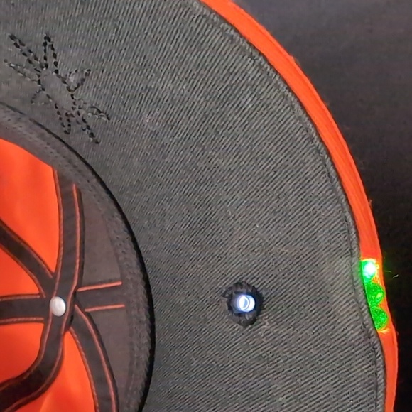 Bass Pro Shops,Gone Hunting Mens Orange Hat With Hi Beam Light. - Picture 6 of 10